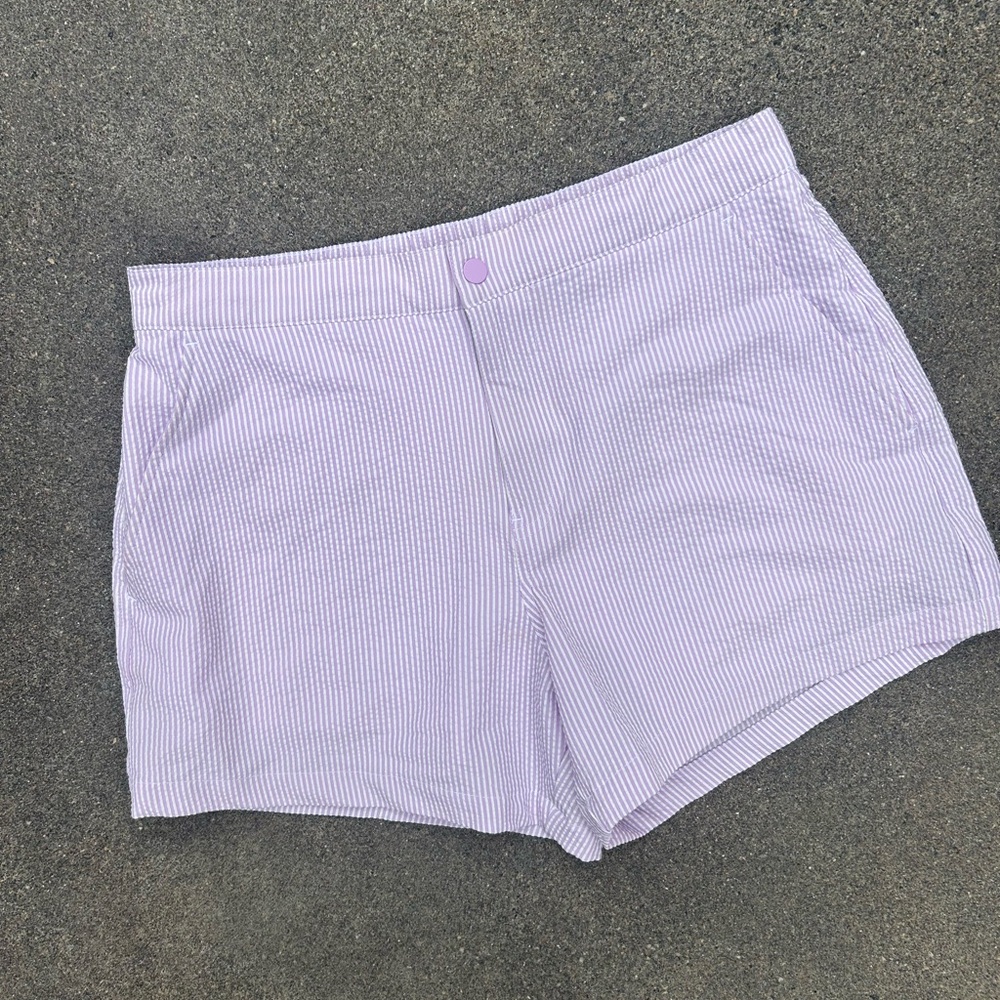 Abercrombie Men’s Lavender Striped Shorts